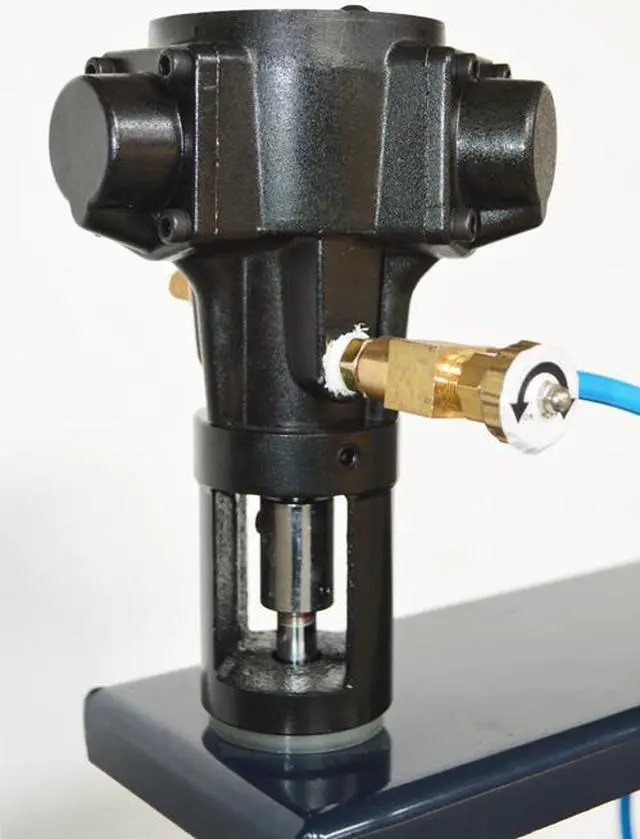 Alt view image 3 of 3 - Intsupermai 5 Gallon Paint Mixer Shaker Agitator Stirrer Tool Pneumatic Mixing Machine With Container Barrel (Rail Lifting)