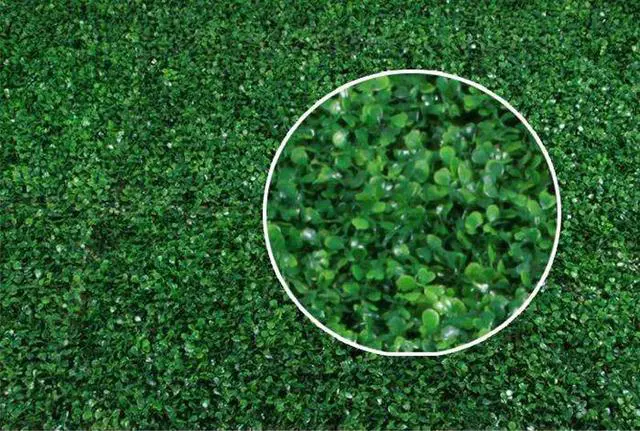 Alt view image 3 of 6 - Intsupermai 23.6"x15.7" Artificial Hedge Privacy Fence Wall Background Panels Realistic Leaves Milan Grass Decoration