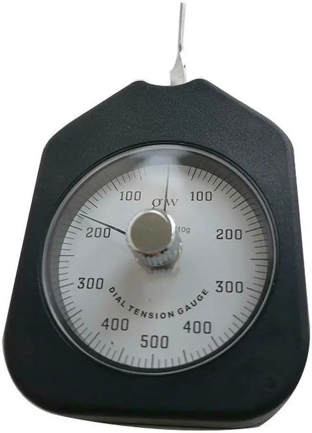 Main image of Intsupermai Double Needle Dynamometer 0-500g Portable Tension Gauge Two-way Measurement