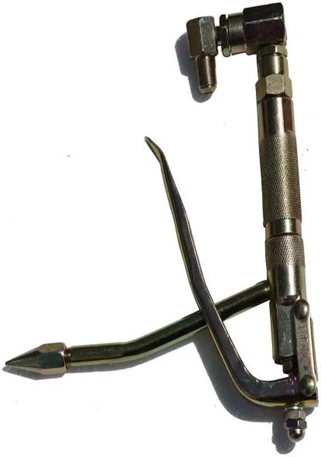 Alt view image 5 of 6 - Intsupermai Grease Pump Air Pneumatic Lubricator Compressed Injector with Hose 9 Gallon