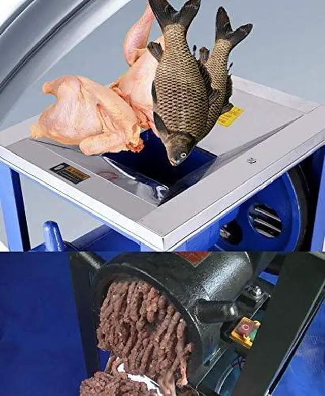 Alt view image 3 of 4 - Intsupermai 220V 4KW Fish Chicken Bones Crusher Feed Processer Meat Grinder