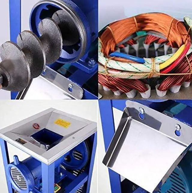 Alt view image 4 of 4 - Intsupermai 220V 4KW Fish Chicken Bones Crusher Feed Processer Meat Grinder