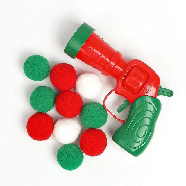 Alt view image 3 of 7 - Interactive Cat Launcher Toys for Cats Pom Pom BallS Toy Shooter Indoor Play Cats Chasing Toy 50 balls with launcher