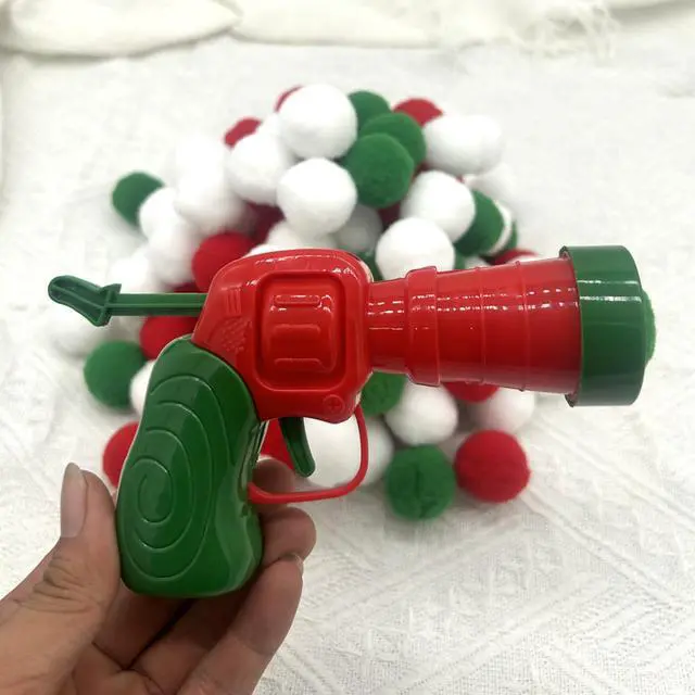 Alt view image 7 of 7 - Interactive Cat Launcher Toys for Cats Pom Pom BallS Toy Shooter Indoor Play Cats Chasing Toy 50 balls with launcher