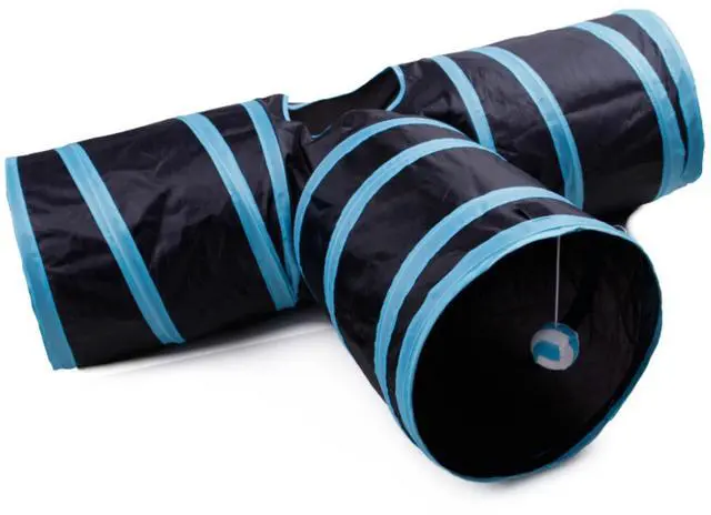 Alt view image 6 of 6 - 3MNSCD Cat Tunnels Indoors Cat Play Tunnel for Indoor Outdoor, Cat Tunnel Large Cat Toy Kitten Kitty Rabbt 3 Ways