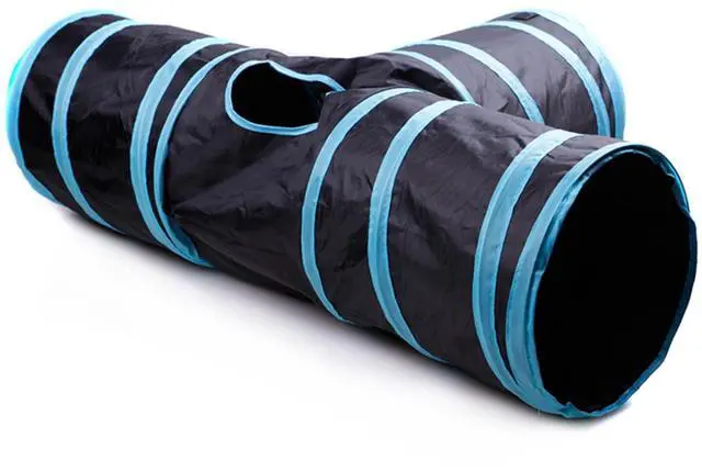 Alt view image 3 of 6 - 3MNSCD Cat Tunnels Indoors Cat Play Tunnel for Indoor Outdoor, Cat Tunnel Large Cat Toy Kitten Kitty Rabbt 3 Ways