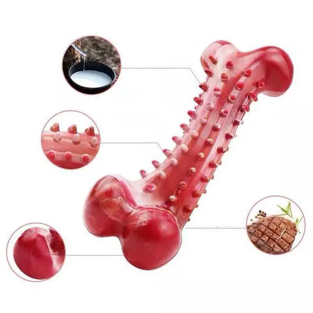 Alt view image 5 of 7 - Dog Chew Toy Plus Size Dog Toys for Aggressive Chewers Beef Flavor Dog Teeth Cleaning