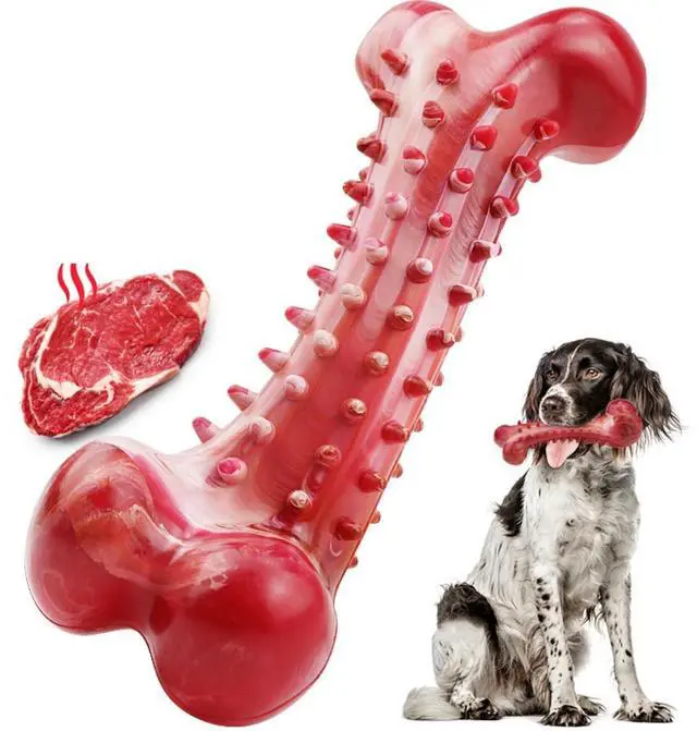 Main image of Dog Chew Toy Plus Size Dog Toys for Aggressive Chewers Beef Flavor Dog Teeth Cleaning