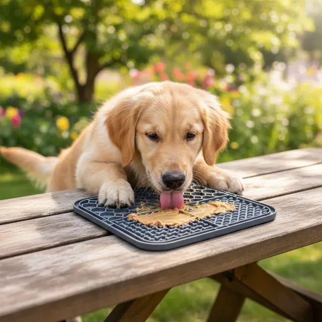 Alt view image 7 of 7 - Silicone Dog Lick Mat Anti-Slip Slow Feeder for All Pets