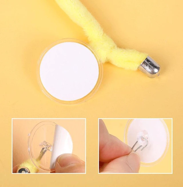 Alt view image 7 of 7 - 3 Pcs Cat Spring Toy with Fluffy Pom-Pom Ball and Suction Cup, Interactive Dangling Teaser, Hanging Mount Door, Interactive Self-Play Teaser Bell Ball Cats Enrichment