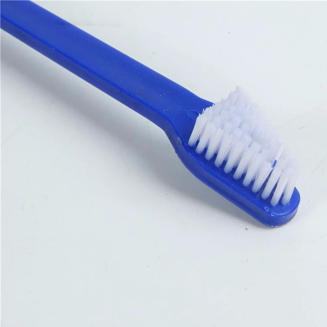 Alt view image 6 of 7 - 4 Pcs Double-Headed Dog Toothbrush Cat Toothbrush Set Long Handle Pet Dental Care Long Handle, Pet Dental Care,Double-Headed