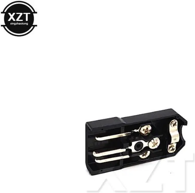 Alt view image 2 of 3 - Black 3 Pin IEC 320 C C14 Male Plug Rewirable Power Connector Socket AC 250V/10A Panel Mounting Power Inlet Socket