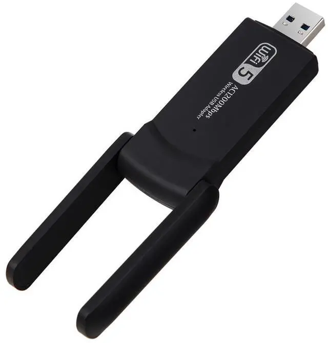 Alt view image 3 of 4 - Wireless USB WiFi Adapter 1200Mbps Lan USB 3.0 Ethernet 2.4G 5G Dual Band WiFi Network Card WiFi Dongle Support WPA WPA2 WEP