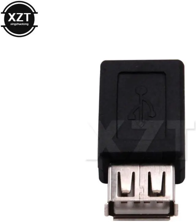 Alt view image 2 of 2 - USB 2.0 Type A Female to Micro USB B Female Adapter Plug Converter usb to Micro usb Charging Data Transmission Connector