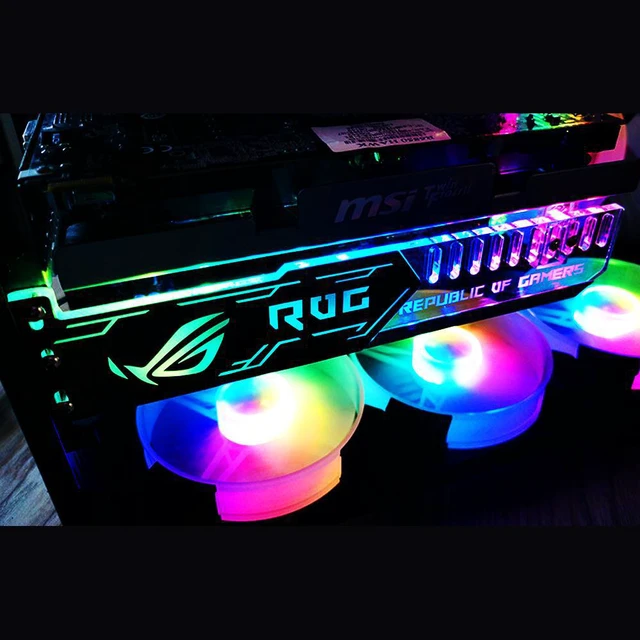 RGB25 RGB Graphics Card Stand Colorful Horizontal 12V 4Pin Supply with ...
