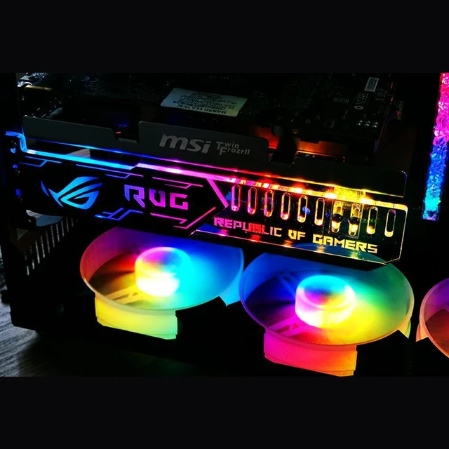 RGB25 RGB Graphics Card Stand Colorful Horizontal 12V 4Pin Supply with ...