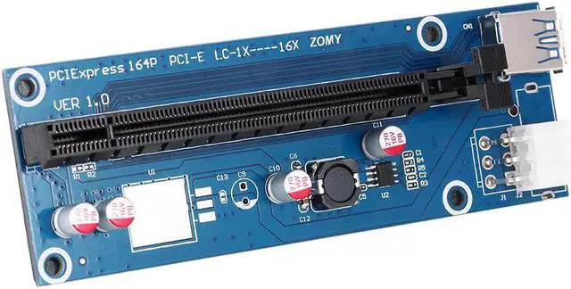 Alt view image 2 of 4 - 6pcs USB 3.0 PCI-E Riser PCI Express Extension Cable 1X to 16X Extender Risers Mining Dedicated Graphic Card Adapter for bitcoin