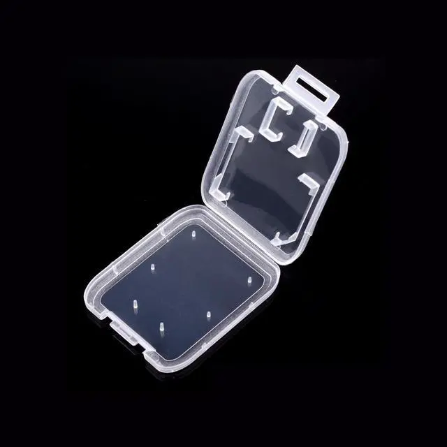 Alt view image 2 of 4 - SD Memory Card Case SDHC Holder Protector Transparent Box Plastic Storage SD Memory Card Case