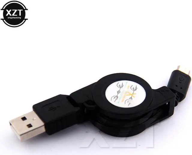 Alt view image 2 of 3 - For Telescopic Universal Micro USB Cable for Samsung HTC  Meizu Contracting Huawei V8 Charging Line Android Smartphone