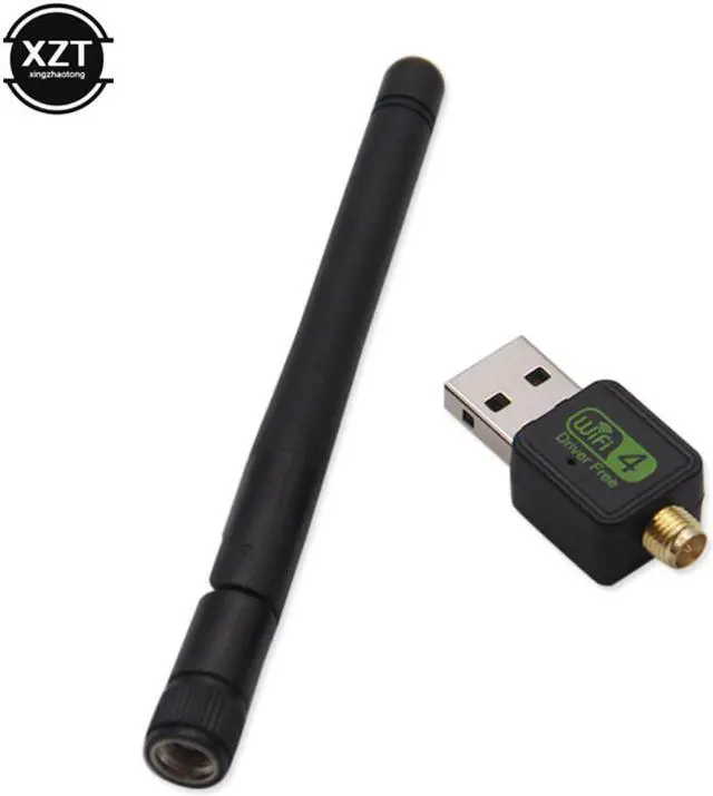 Alt view image 3 of 3 - USB Wifi Adapter 150Mbps Antena Wi-Fi USB Adapter Wi-fi Dongle Wireless Network Card Receiver 6dBi Wi Fi Lan Ethernet for PC