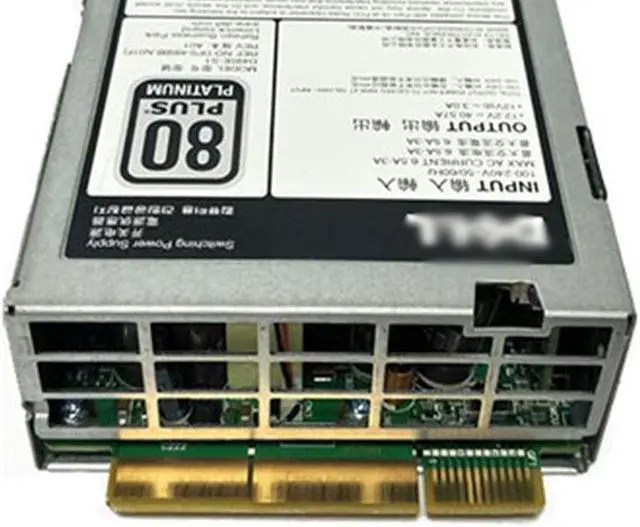 Alt view image 2 of 3 - Genuine 495W PSU Switch Power Supply D495E-S1 02FR04 0Y6XYK For Dell PowerEdge R530 495 Watt Server Power Supply Switch