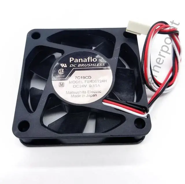 Main image of for Panasonic panaflo FBK06T24H 6CM 6015 three-wire inverter fan 24V 0.11A+cooling fan