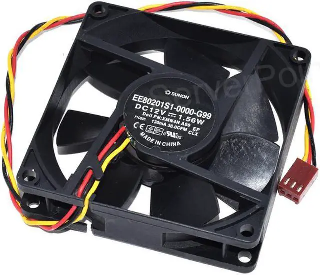 Main image of EE80201S1-0000-G99 XMN4N A00 DC 12V 1.56W 80x80x25mm Server Cooling Fan