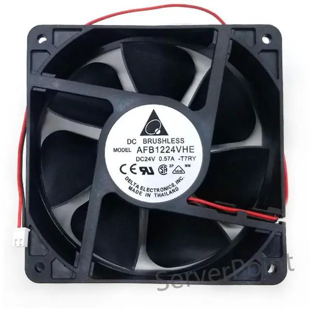 Main image of AFB1224VHE 12cm 12038 120*120*38mm DC 24V 0.57A 2-wire Inverter Cooling Fan