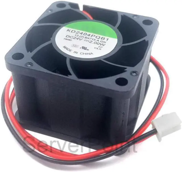 Main image of For SUNON KD2404PQB1 13.(2).B4715.A.GN DC 24V 2.0W 40x40x28mm 2-wire Server Square Fan