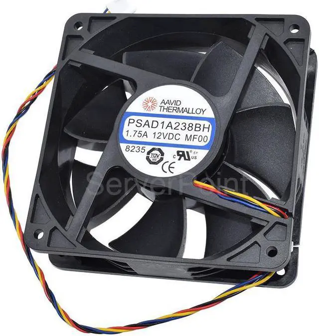 Main image of For AAVID V9 B7 S9 Z9 Mining Server Cooling Fan PSAD1A238BH DC 12V 1.75A 7524 120x120x38MM 4-Pin Fan