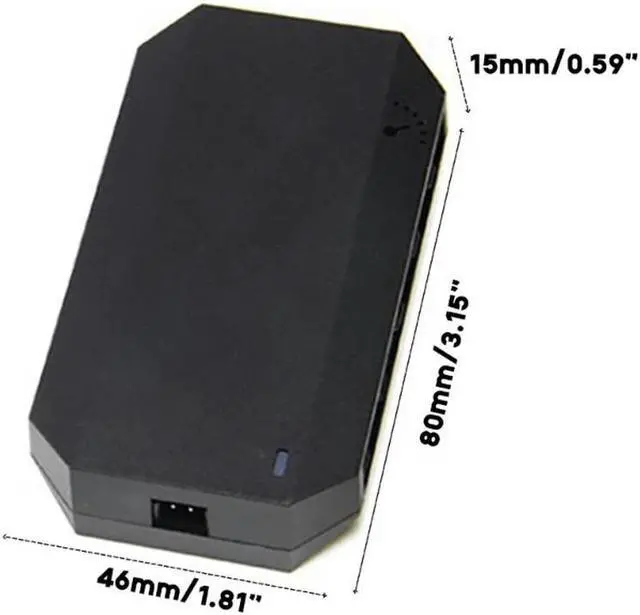 Main image of OIAGLH FH-10 3pin 4Pin Fan Hub Motherboard PWM Case- 12V 4/10 Ports PWM Cooling Fan Hub Intelligent Speed Regulation Power