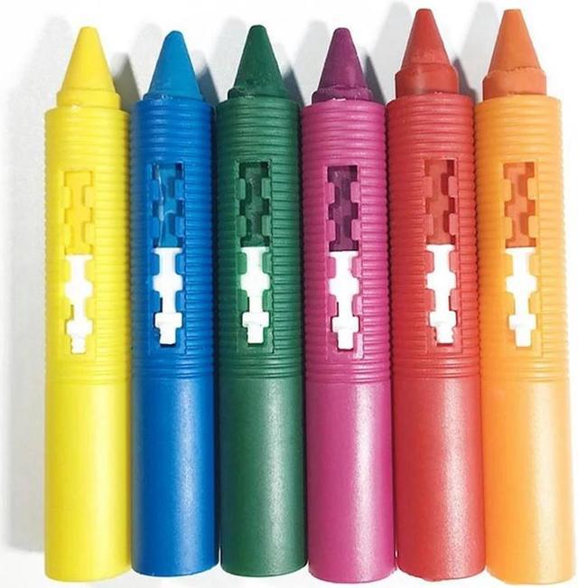 OIAGLH 6Pcs Bathroom Crayon Erasable Graffiti Toy Washable Doodle Pen For  Baby Kids Bathing Creative Educational Toy Crayons 