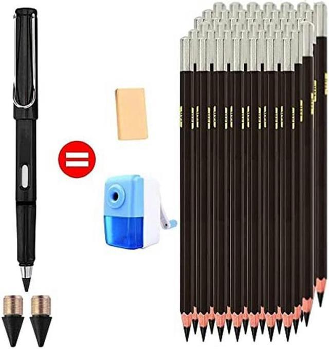 OIAGLH 42 Pcs Inkless Pencil Tip Inkless Pencil Replacement Nibs Everlasting  Pencil For Reusable Everlasting Pencil 