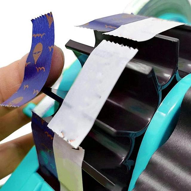 OIAGLH Multiple Roll Cut Heat Tape Dispenser Sublimation For Heat Transfer  Tape,Tape Dispenser With 1 Inch And 3 Inch Core Blue 