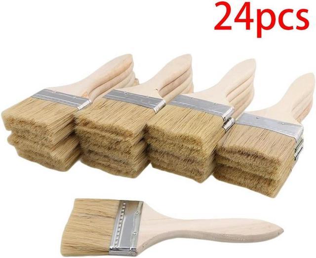 24 Pack of 1-1/2 inch Paint and Chip Paint Brushes for Paint, Stains,  Varnishes, and Glues, 1-1/2 Inch - 24 Pack - Kroger
