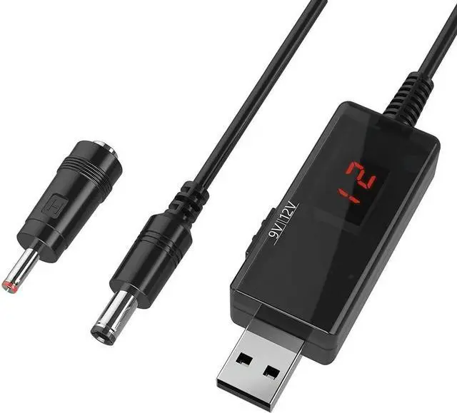 Main image of FOR USB to 9v 5v to 12v Step Up USB Cable DC 5V Boost to 9V 12V Voltage Converter 1A Step-up Volt Power Regulator Lin