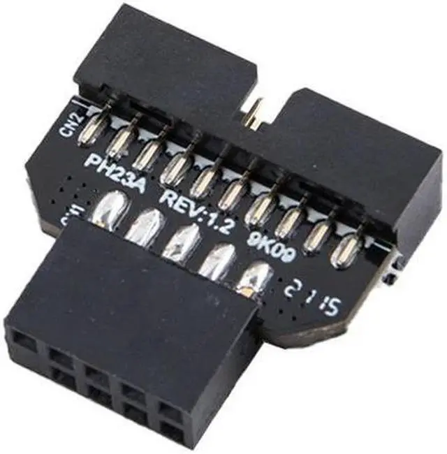 Alt view image 2 of 2 - FOR Professional PC Hardware Cables Adapters: USB 2.0 9pin to USB3.0 19p/20p Adapter