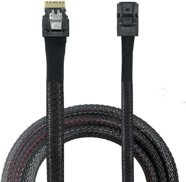 Alt view image 2 of 2 - FOR Server Connection Cable SFF8654 To SFF8643 Adapter Cable 4i To Minisas Cable