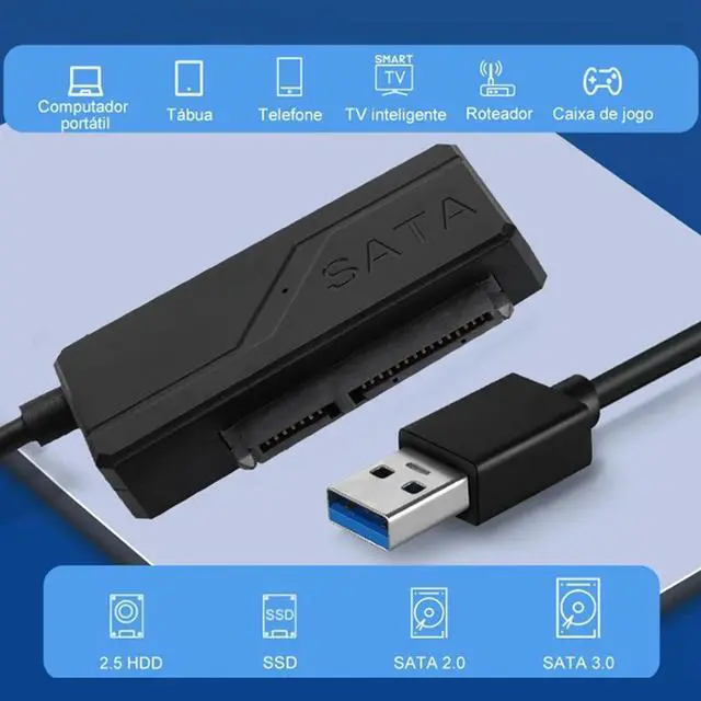 Main image of FOR SATA To USB3.0 Easy Drive SATA To USB Tranfer Cable High Speed Data Transmission For 2.5 Inch HDD Hard Disk SATA Adapter