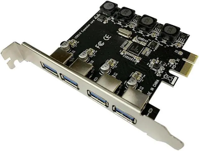 Alt view image 2 of 2 - FOR USB3.0 PCI-E To Sata Adapter Card 4 Ports For PCI-E X4 PCI-E X8 PCI-E X16 Support Ws 7/8/10