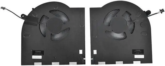 Alt view image 2 of 2 - FOR 2PCS CPU GPU Cooling Fan Plastic Cooling Fan For Alienware M17 R3 M17 R4 RTX Graphics Card