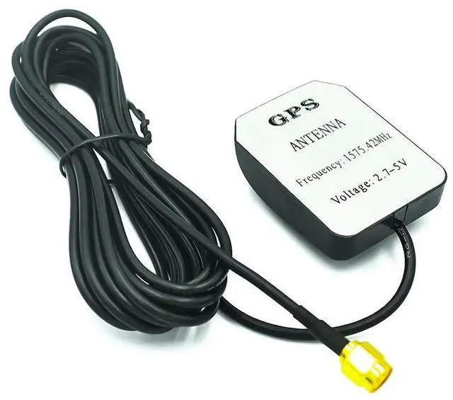 Alt view image 2 of 2 - FOR GPS Antenna with Two Amplification Car DVD Navigation GPS Active Antenna 3m Meters SMA Interface