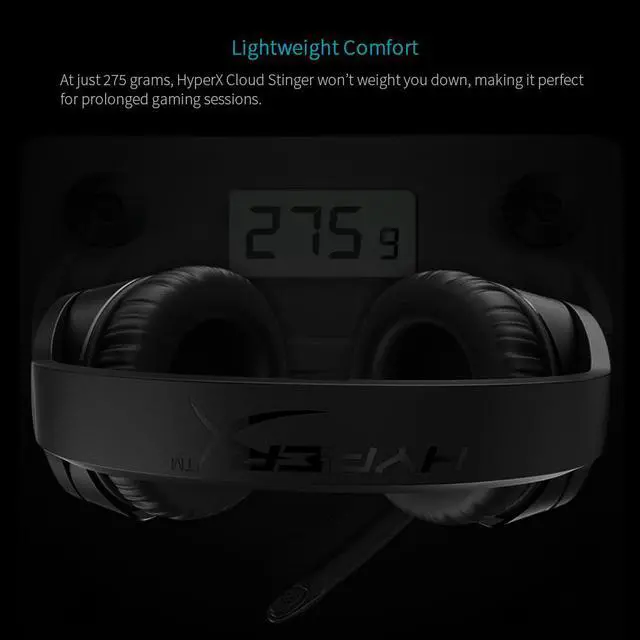 Alt view image 2 of 7 - HyperX Cloud Stinger Gaming Headset Esport Stereo Headphone Earphone Over Ear for PC/Xbox One/PS4/Wii U HX-HSCS-BK/AS