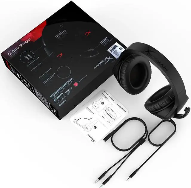 Alt view image 7 of 7 - HyperX Cloud Stinger Gaming Headset Esport Stereo Headphone Earphone Over Ear for PC/Xbox One/PS4/Wii U HX-HSCS-BK/AS