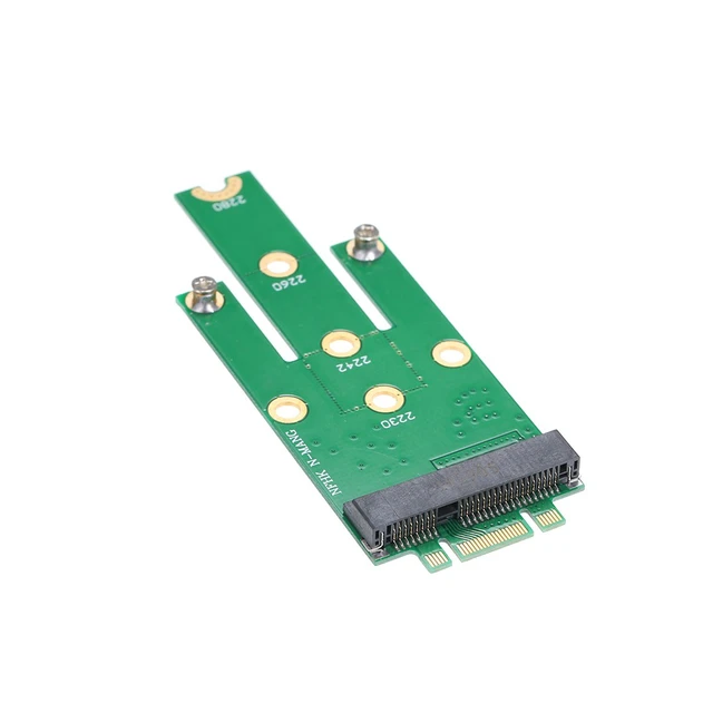 Alt view image 2 of 6 - MSATA to NGFF Adapter Card Motherboard SATA to M.2 NGFF MSSD Converter