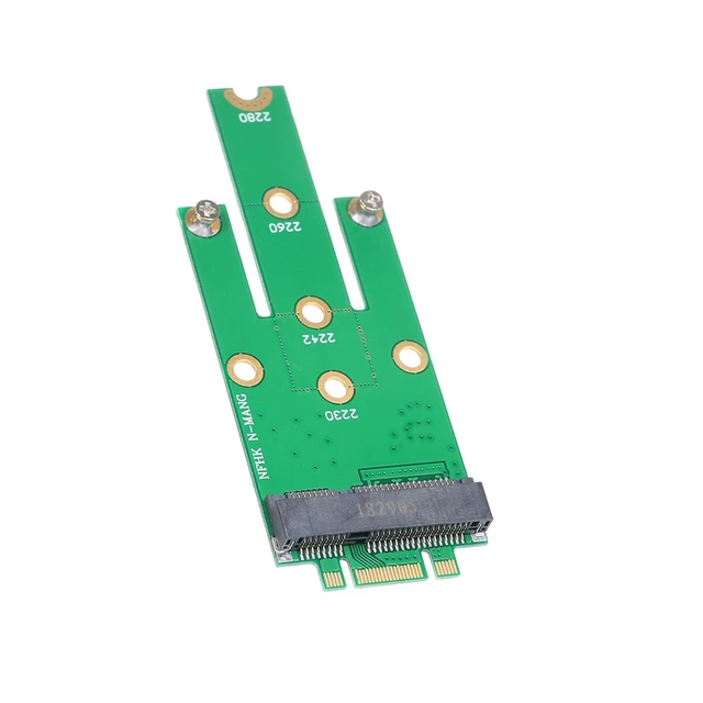 Alt view image 5 of 6 - MSATA to NGFF Adapter Card Motherboard SATA to M.2 NGFF MSSD Converter