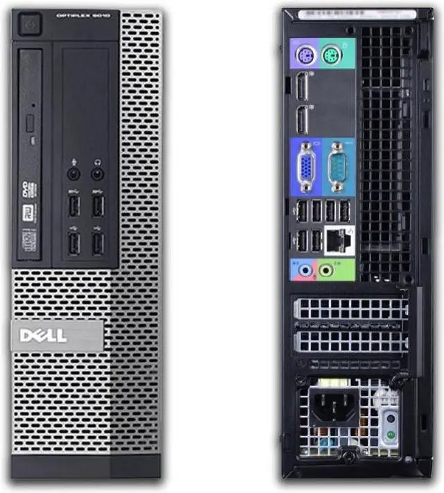 Alt view image 4 of 5 - Dell OptiPlex 9020, Small Form Factor, Intel Core i7-4790 @ 3.60 GHz, 8GB DDR3, NEW 128GB SSD, DVD-RW, Microsoft Windows 10 Pro 64-bit