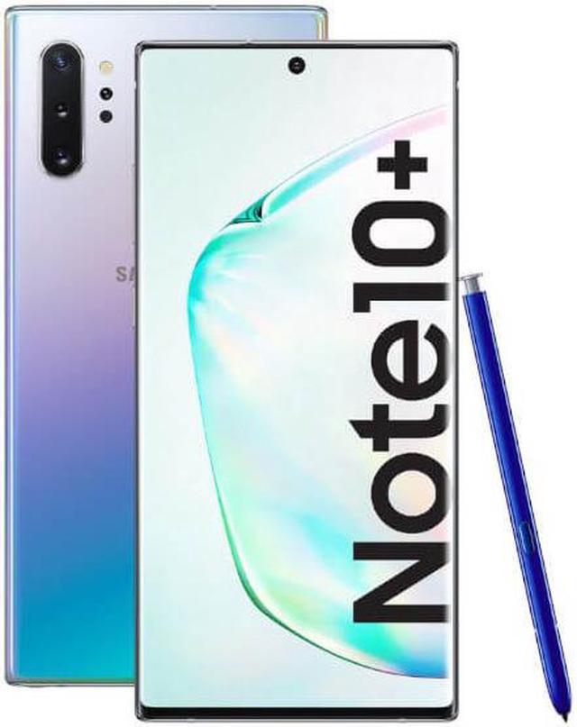  Samsung Galaxy Note 10+ Note10 Plus N975U 256GB Android  Smartphone, Aura White, T-Mobile Locked (Renewed) : Cell Phones &  Accessories