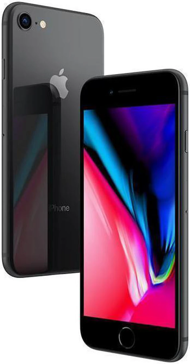 Alt view image 2 of 7 - Apple Iphone 8 64GB / 2GB - ONLY AT&T - SPACE GRAY COLOR - Grade B (7/10) Quality - 2 days of Delivery