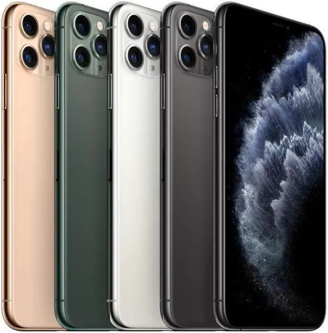 Alt view image 2 of 2 - Apple iPhone 11 PRO MAX 256GB / 4GB - FULLY UNLOCKED (CDMA / GSM) - All Carriers Verizon, AT&T, T-Mobile, Sprint - SILVER COLOR - Grade B (8/10) - 2 DAYS DELIVERY